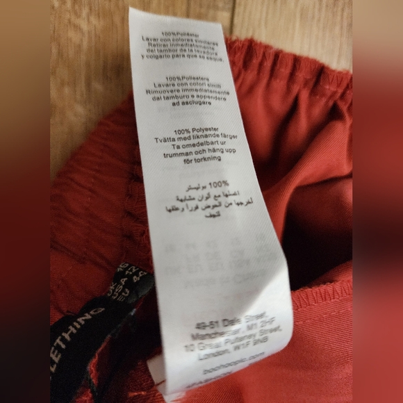 $110 NWT SET OF 2 PrettyLittleThing Shape Rust Top Corset + Wide Cargo Pants 8 - Picture 10 of 11